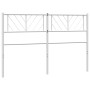 Kopfteil aus weißem Metall, 135 cm von , Kopf- und Fußteile - Ref: Foro24-372260, Preis: 30,14 €, Rabatt: %