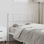 Cabecero de metal blanco 75 cm de , Cabeceros y pies de cama - Ref: Foro24-355342, Precio: 23,58 €, Descuento: %