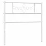 Cabecero de metal blanco 75 cm de , Cabeceros y pies de cama - Ref: Foro24-355342, Precio: 23,58 €, Descuento: %
