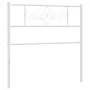 Cabecero de metal blanco 75 cm de , Cabeceros y pies de cama - Ref: Foro24-355342, Precio: 23,58 €, Descuento: %