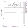 Kopfteil aus weißem Metall, 75 cm von , Kopf- und Fußteile - Ref: Foro24-355342, Preis: 23,93 €, Rabatt: %