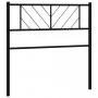Kopfteil aus schwarzem Metall, 100 cm von , Kopf- und Fußteile - Ref: Foro24-372208, Preis: 23,46 €, Rabatt: %