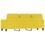 3-Sitzer-Sofa aus hellgelbem Stoff, 180 cm von , Sofas - Ref: Foro24-359176, Preis: 250,24 €, Rabatt: %