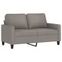 2-seater sofa in taupe gray fabric 120 cm by , Sofas - Ref: Foro24-359162, Price: 194,89 €, Discount: %