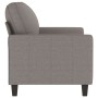 2-seater sofa in taupe gray fabric 120 cm by , Sofas - Ref: Foro24-359162, Price: 197,31 €, Discount: %