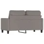 2-seater sofa in taupe gray fabric 120 cm by , Sofas - Ref: Foro24-359162, Price: 194,89 €, Discount: %