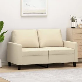 2-seater cream fabric sofa 120 cm by , Sofas - Ref: Foro24-359157, Price: 208,07 €, Discount: %