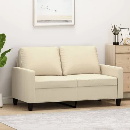 2-seater cream fabric sofa 120 cm by , Sofas - Ref: Foro24-359157, Price: 208,07 €, Discount: %