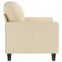 2-seater cream fabric sofa 120 cm by , Sofas - Ref: Foro24-359157, Price: 208,07 €, Discount: %
