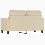 2-seater cream fabric sofa 120 cm by , Sofas - Ref: Foro24-359157, Price: 211,51 €, Discount: %