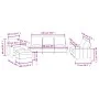 Sofagarnitur mit Kissen 4-teilig aus rotem Kunstleder von , Sofas - Ref: Foro24-3201406, Preis: 633,82 €, Rabatt: %