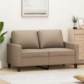 2-seater sofa in cappuccino-colored synthetic leather 120 cm by , Sofas - Ref: Foro24-359136, Price: 181,62 €, Discount: %
