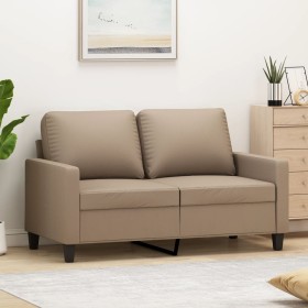2-Sitzer-Sofa aus cappuccinofarbenem Kunstleder, 120 cm von , Sofas - Ref: Foro24-359136, Preis: 185,01 €, Rabatt: %