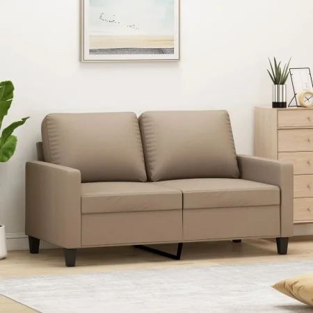 2-seater sofa in cappuccino-colored synthetic leather 120 cm by , Sofas - Ref: Foro24-359136, Price: 181,62 €, Discount: %