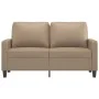 2-seater sofa in cappuccino-colored synthetic leather 120 cm by , Sofas - Ref: Foro24-359136, Price: 181,62 €, Discount: %
