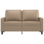 2-Sitzer-Sofa aus cappuccinofarbenem Kunstleder, 120 cm von , Sofas - Ref: Foro24-359136, Preis: 185,01 €, Rabatt: %
