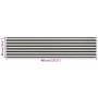 HDPE-Balkonmarkise 90x400 cm Anthrazitgrau und Weiß von vidaXL, Sonnenschirme - Ref: Foro24-42318, Preis: 14,47 €, Rabatt: %
