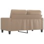 2-Sitzer-Sofa aus cappuccinofarbenem Kunstleder, 120 cm von , Sofas - Ref: Foro24-359136, Preis: 185,01 €, Rabatt: %