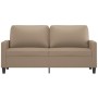 2-Sitzer-Sofa aus cappuccinofarbenem Kunstleder, 140 cm von , Sofas - Ref: Foro24-359141, Preis: 221,81 €, Rabatt: %
