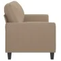 2-seater sofa in cappuccino-colored synthetic leather 140 cm by , Sofas - Ref: Foro24-359141, Price: 218,26 €, Discount: %
