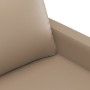 2-Sitzer-Sofa aus cappuccinofarbenem Kunstleder, 140 cm von , Sofas - Ref: Foro24-359141, Preis: 221,81 €, Rabatt: %