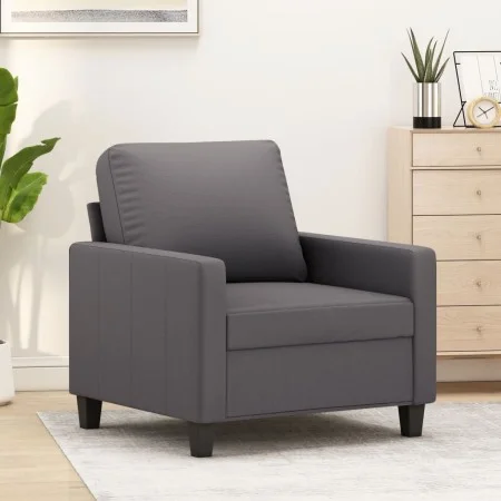 Grauer Kunstledersessel 60 cm von , Sofas - Ref: Foro24-359129, Preis: 129,05 €, Rabatt: %