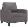 Grauer Kunstledersessel 60 cm von , Sofas - Ref: Foro24-359129, Preis: 129,98 €, Rabatt: %