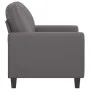 Sillón cuero sintético gris 60 cm de , Sofás - Ref: Foro24-359129, Precio: 129,05 €, Descuento: %