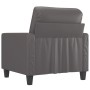 Grauer Kunstledersessel 60 cm von , Sofas - Ref: Foro24-359129, Preis: 129,98 €, Rabatt: %