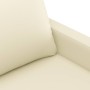 Cream synthetic leather 2-piece sofa set with cushions by , Sofas - Ref: Foro24-3201419, Price: 478,87 €, Discount: %