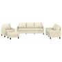 Cream synthetic leather 4-piece sofa set with cushions by , Sofas - Ref: Foro24-3201404, Price: 658,26 €, Discount: %