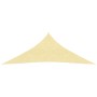 HDPE triangular sail awning 5x5x5 mm beige by vidaXL, Umbrellas - Ref: Foro24-42286, Price: 28,10 €, Discount: %