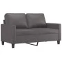 Gray synthetic leather 2-piece sofa set with cushions by , Sofas - Ref: Foro24-3201410, Price: 416,89 €, Discount: %