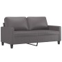 Gray synthetic leather 2-piece sofa set with cushions by , Sofas - Ref: Foro24-3201410, Price: 423,73 €, Discount: %