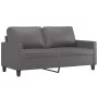 Gray synthetic leather 2-piece sofa set with cushions by , Sofas - Ref: Foro24-3201410, Price: 416,89 €, Discount: %