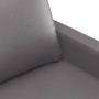 Gray synthetic leather 2-piece sofa set with cushions by , Sofas - Ref: Foro24-3201410, Price: 423,73 €, Discount: %