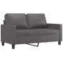 Gray synthetic leather 2-seater sofa 120 cm by , Sofas - Ref: Foro24-359134, Price: 227,56 €, Discount: %