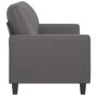 Gray synthetic leather 2-seater sofa 120 cm by , Sofas - Ref: Foro24-359134, Price: 227,56 €, Discount: %