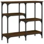Oak brown engineered wood console table 80x29x75 cm by , Side tables - Ref: Foro24-834079, Price: 51,55 €, Discount: %