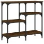 Mesa consola madera de ingeniería marrón roble 80x29x75 cm de , Mesas auxiliares - Ref: Foro24-834079, Precio: 51,53 €, Descu...