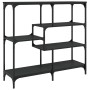 Mesa consola madera contrachapada negro 103x32x95 cm de , Mesas auxiliares - Ref: Foro24-833950, Precio: 69,95 €, Descuento: %