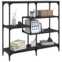Mesa consola madera contrachapada negro 103x32x95 cm de , Mesas auxiliares - Ref: Foro24-833950, Precio: 69,95 €, Descuento: %
