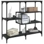 Schwarzer Konsolentisch aus Sperrholz, 103 x 32 x 95 cm von , Seitentische - Ref: Foro24-833950, Preis: 69,07 €, Rabatt: %