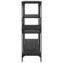 Mesa consola madera contrachapada negro 103x32x95 cm de , Mesas auxiliares - Ref: Foro24-833950, Precio: 69,95 €, Descuento: %