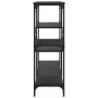Mesa consola madera contrachapada negro 103x32x95 cm de , Mesas auxiliares - Ref: Foro24-833950, Precio: 69,07 €, Descuento: %