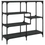 Schwarzer Konsolentisch aus Sperrholz, 103 x 32 x 95 cm von , Seitentische - Ref: Foro24-833950, Preis: 69,07 €, Rabatt: %