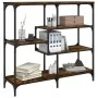 Konsolentisch aus geräuchertem Eichenholzwerkstoff, 103 x 32 x 95 cm von , Seitentische - Ref: Foro24-833952, Preis: 67,35 €,...