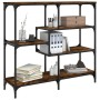 Konsolentisch aus geräuchertem Eichenholzwerkstoff, 103 x 32 x 95 cm von , Seitentische - Ref: Foro24-833952, Preis: 68,49 €,...