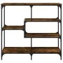 Konsolentisch aus geräuchertem Eichenholzwerkstoff, 103 x 32 x 95 cm von , Seitentische - Ref: Foro24-833952, Preis: 67,35 €,...