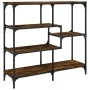 Konsolentisch aus geräuchertem Eichenholzwerkstoff, 103 x 32 x 95 cm von , Seitentische - Ref: Foro24-833952, Preis: 67,35 €,...